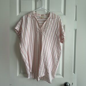 Jane and Delancey Striped‎ Blouse